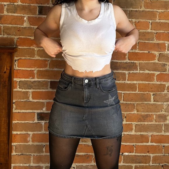 Denim Miniskirt - Picture 1 of 3